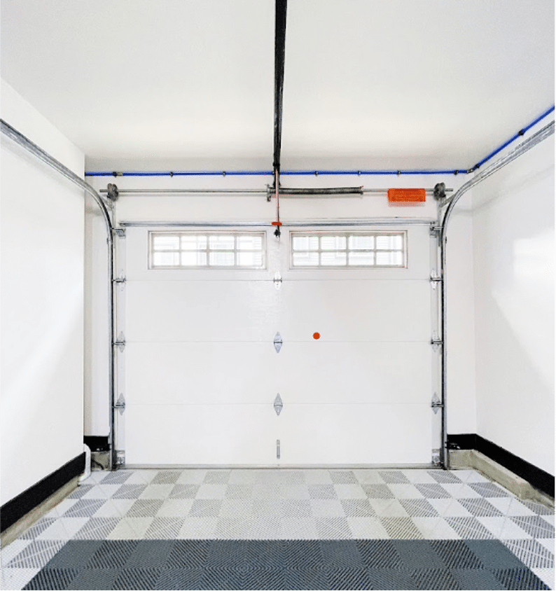 Prepared Garage Door