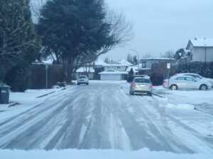 Winter Garage Door